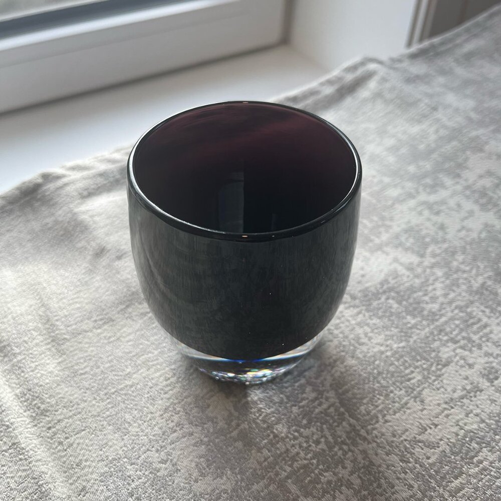 Glassy Baby "Wicked" Handmade blown glass votive candleholder